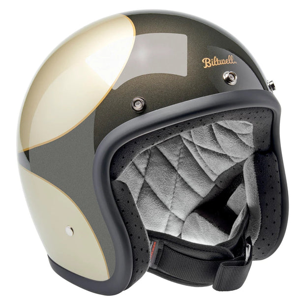 Biltwell Bonanza Champagne Scallop Helmet Perth Coutny Moto