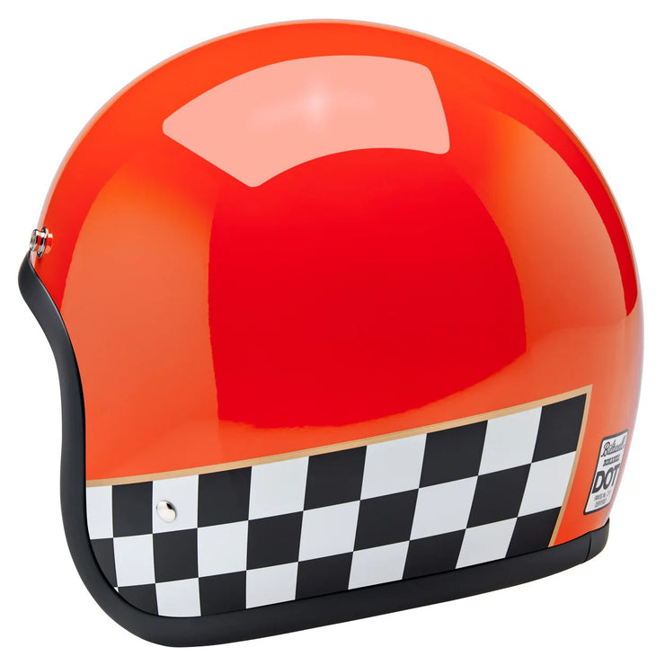 Biltwell Bonanza Competition Orange Helmet Perth County Moto