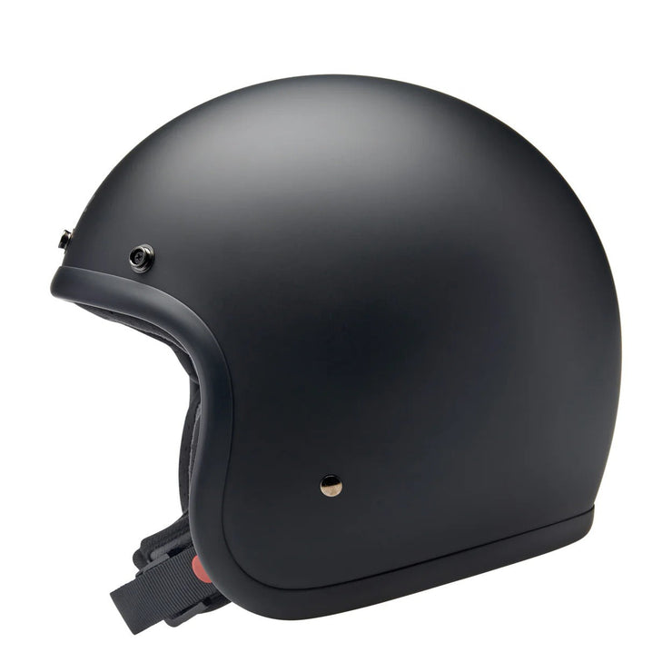Biltwell Bonanza Helmet Flat Black Perth County Moto