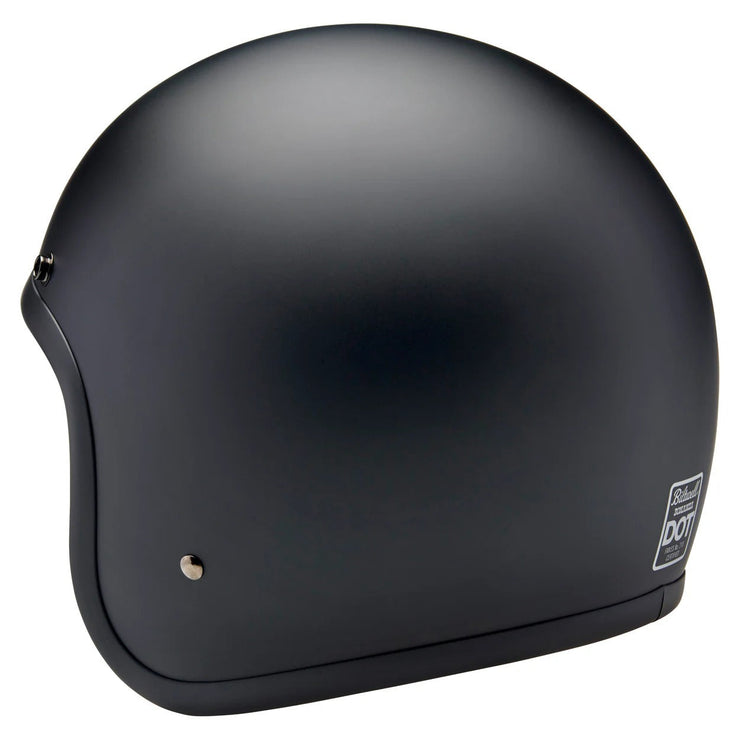 Biltwell Bonanza Helmet Flat Black Perth County Moto