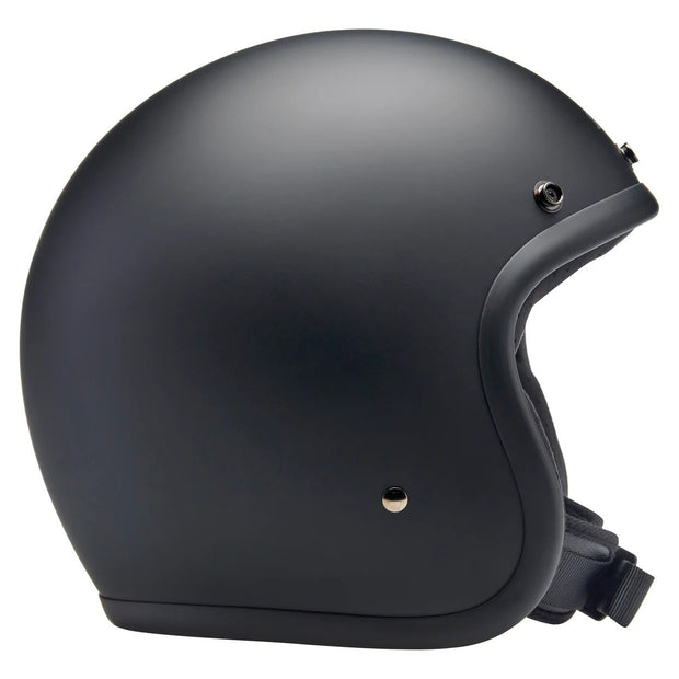 Biltwell Bonanza Helmet Flat Black Perth County Moto