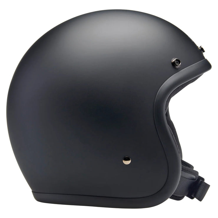 Biltwell Bonanza Helmet Flat Black Perth County Moto