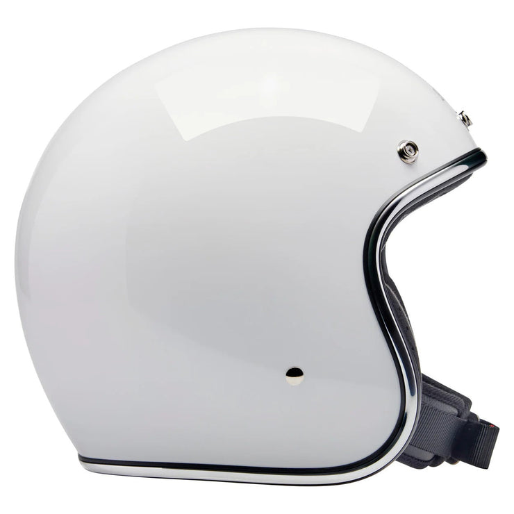 Biltwell Bonanza Helmet Gloss White Perth County Moto