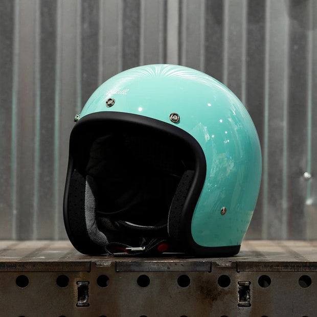 Biltwell Bonanza Helmet Mint Julep Perth County Moto