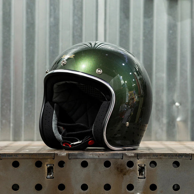 Biltwell Bonanza Helmet Sierra Green Perth County Moto