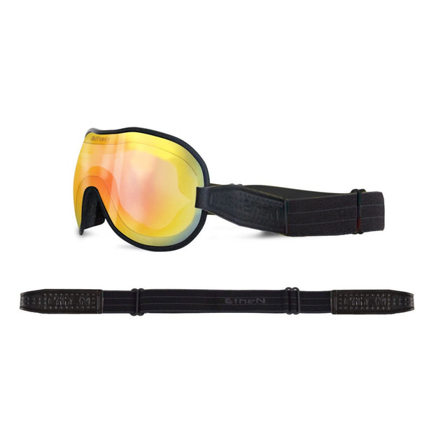 Ethen Cafe Racer Goggles - Black Photochromatic Lens