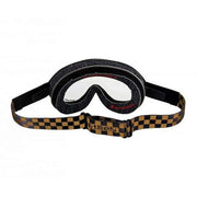 Ethen Scrambler Goggles - Black/Gold Checkered Photochromatic Lens