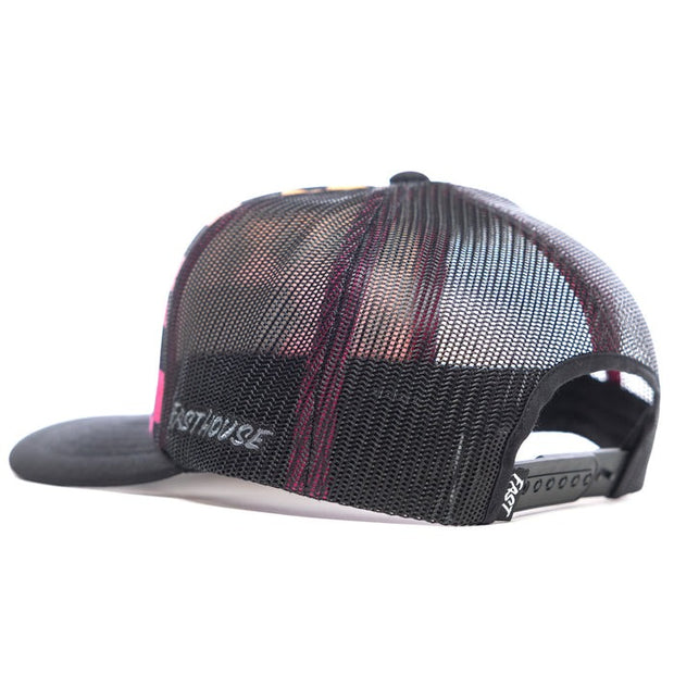 Fasthouse Sound Check Hat - Pink/Black