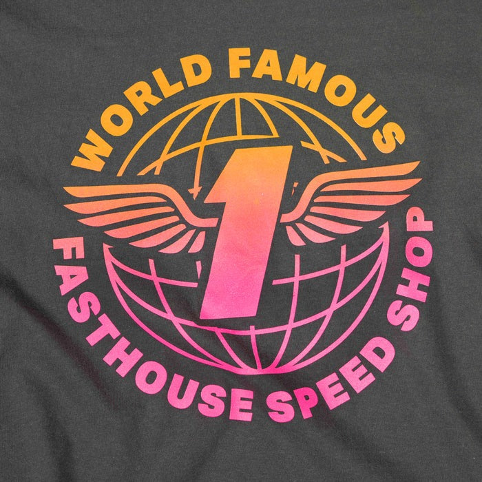 Fasthouse Women's Renown Crop SS Tee - Pepper