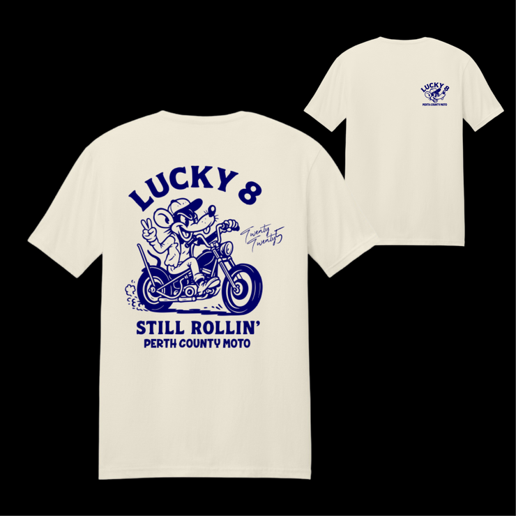 Still Rollin’ – Perth County Moto 8th Anniversary Limited Edition T-Shirt