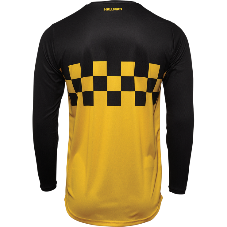 Hallman Jersey Differ Cheq - Yellow/Black