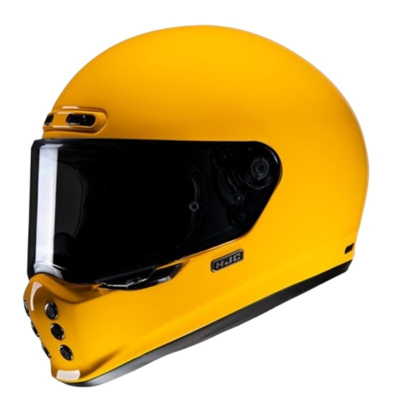 HJC V10 Solids Motorcycle Helmet - Retro Style DOT ECE Certified