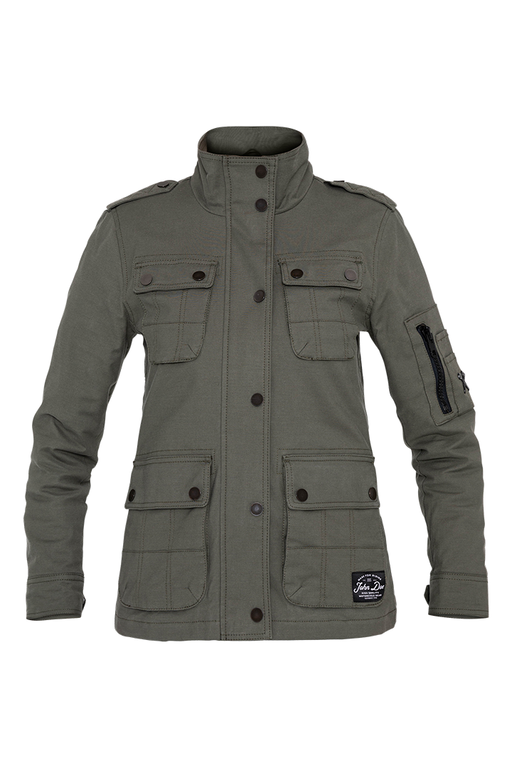 John Doe Women's Explorer Motorcycle Jacket Olive 