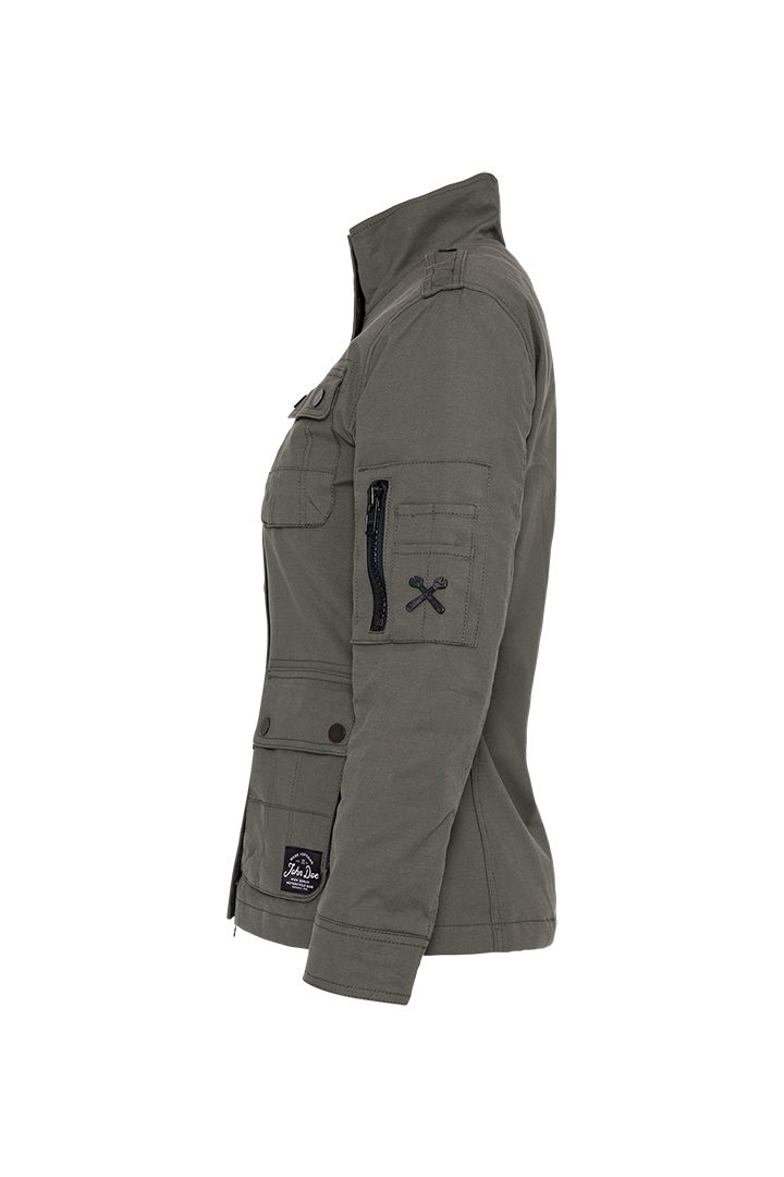 John Doe Women's Explorer Motorcycle Jacket Olive 