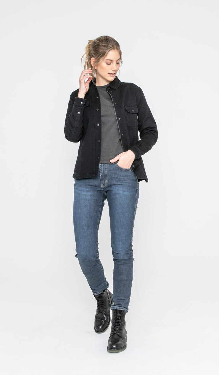 John Doe Women's Motoshirt Black