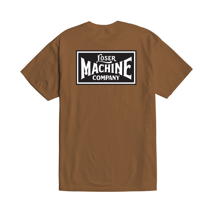 CLOSEOUT: Loser Machine New OG Stock Tee - Brown Sugar