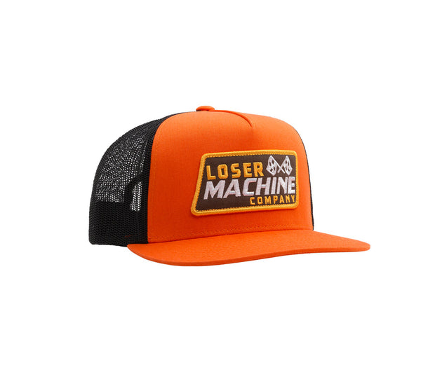 Loser Machine Finish Line Trucker - Orange – Perth County Moto