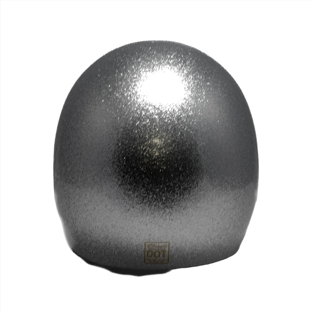 billet silver motorcycle helmet Classic 3/4 Low Profile Helmet