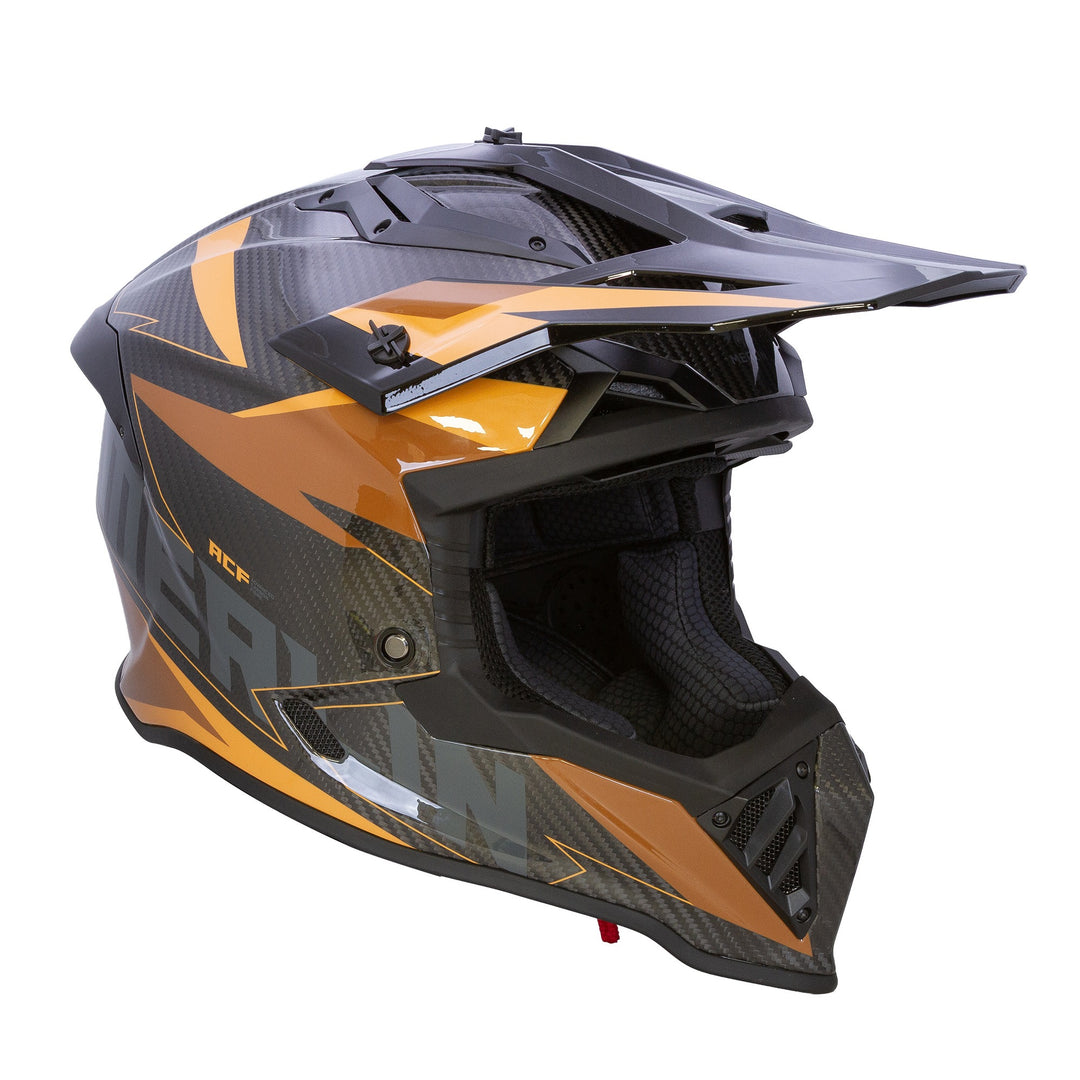 Merlin Recon Carbon Fibre Enduro Helmet – Code Gloss