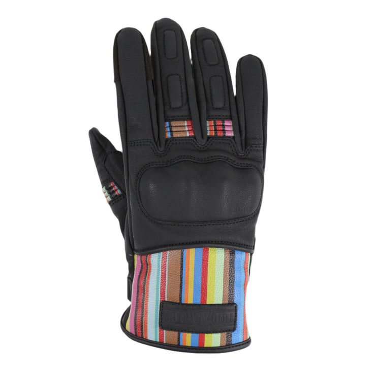 MotoGirl Bessie Gloves - Stripe