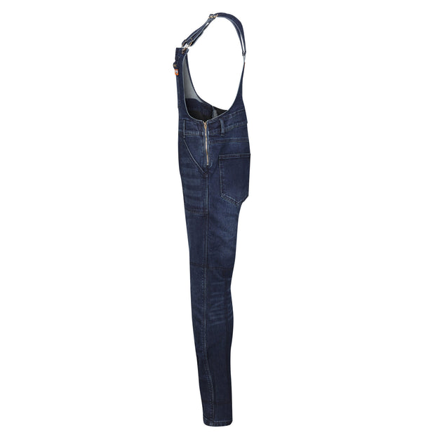 MotoGirl Daisy Dungaree Riding Pants - Blue