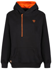 MotoGirl Helmet Hoodie - Black/Orange