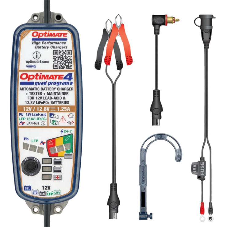 Tecmate Optimate 4 Quad Program - Premium Edition