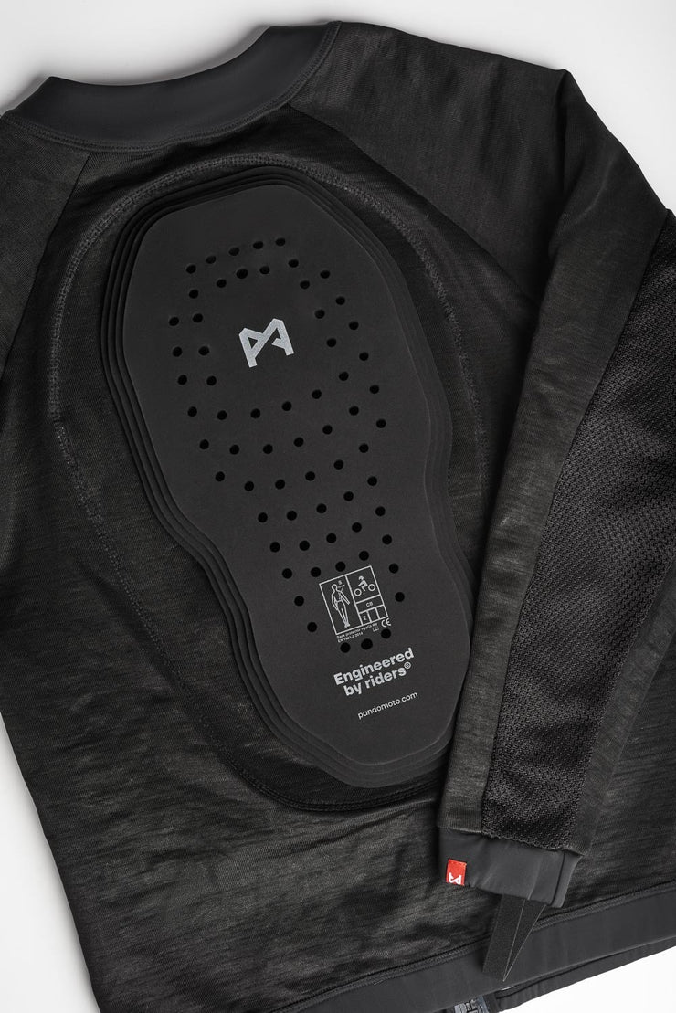 Pando Moto COMMANDO UH BLACK Men’s Light-Weight Motorcycle Jacket