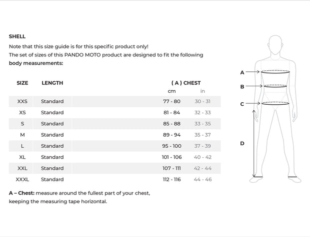 Pando Moto SHELL UH 03 Armored Shirt
