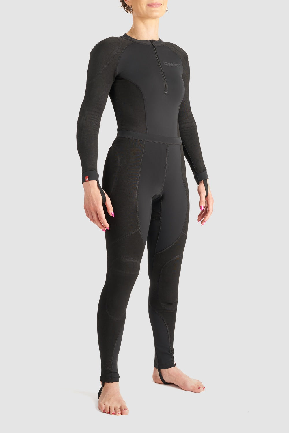 Pando Moto Shell WW Black 02 | Women's CE-AA Armored Base Layer