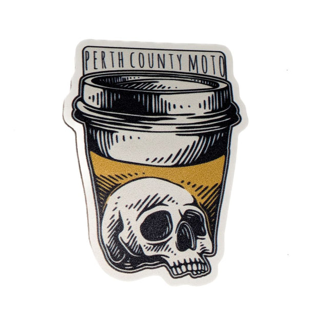 PCM Coffee or Death Sticker