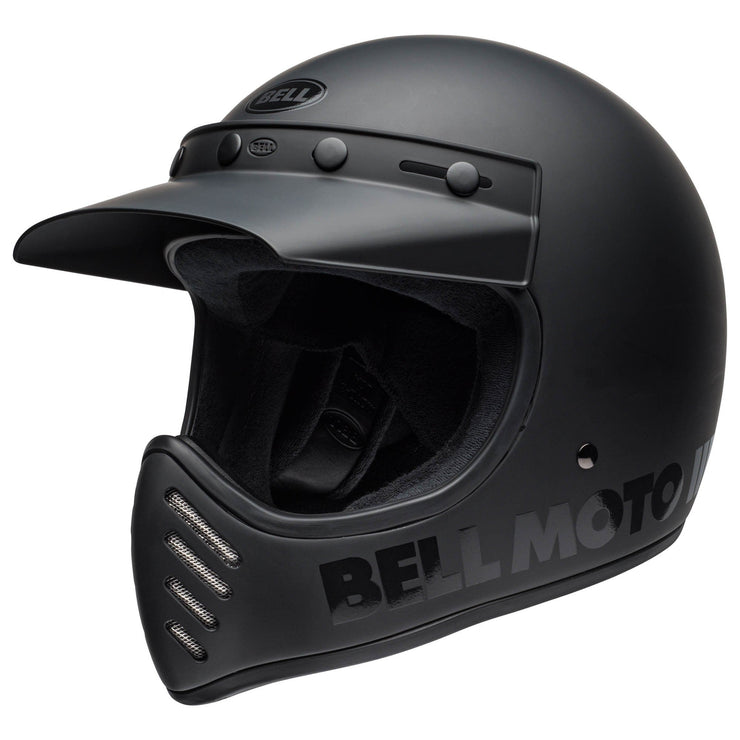 CLOSEOUT Bell Moto-3 - Matte Black - Size 2XL