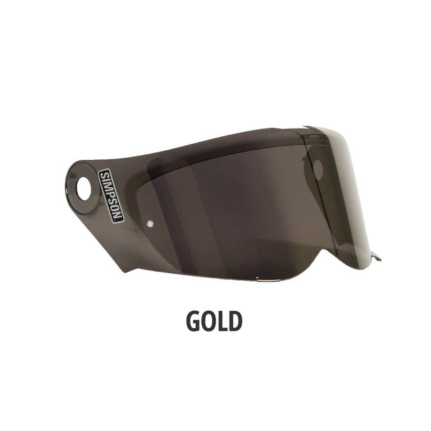 Simpson MOD Bandit Exterior Visor - Gold