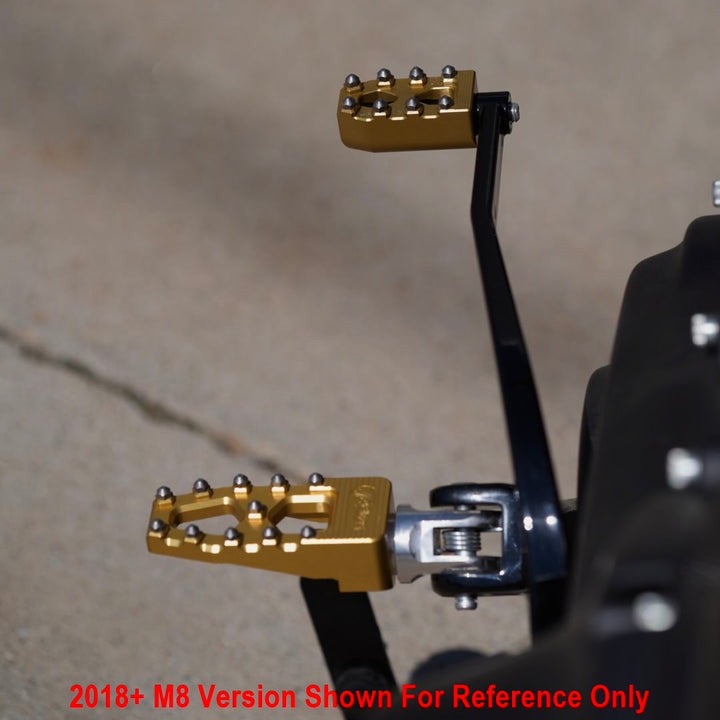 TC Bros Pro Series Gold MX Lite Foot Pegs