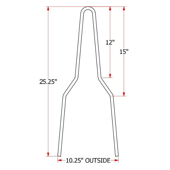 TC Bros Sissy Bar Kits (Short & Tall, Straight & Kickback)
