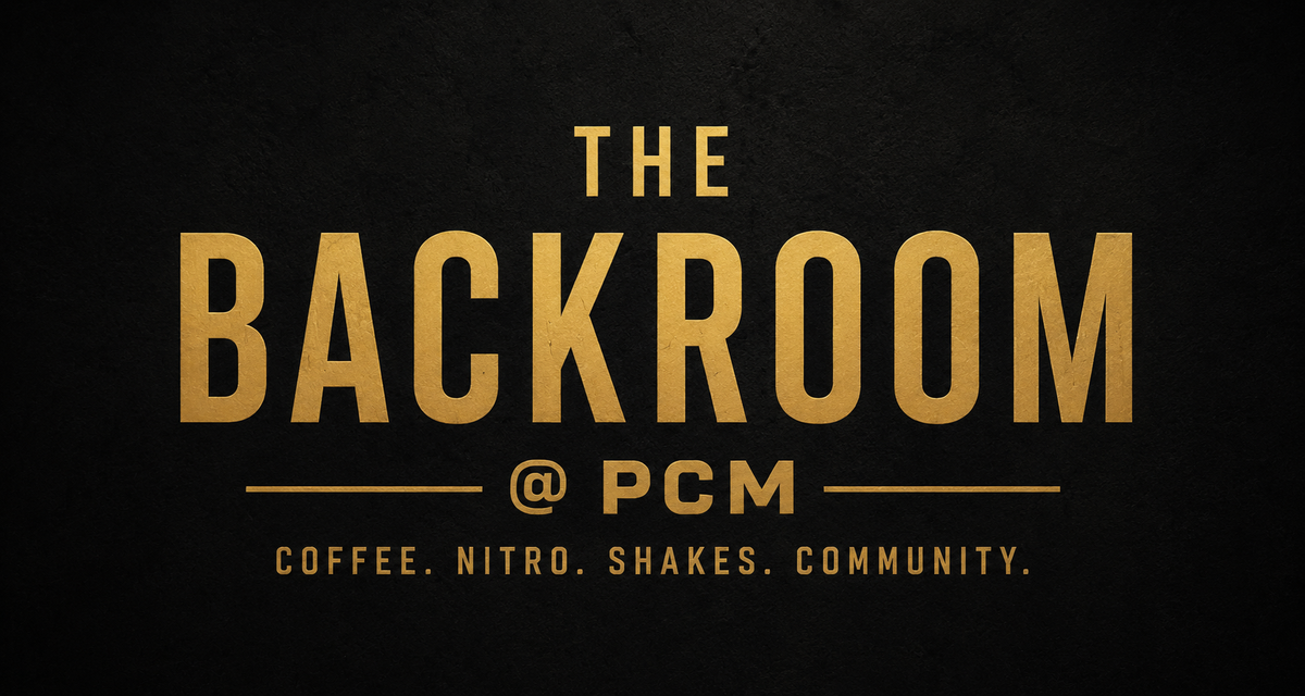 The Backroom @ PCM banner