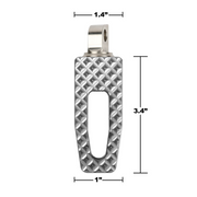 Thrashin P-54 Slim Pegs - Chrome