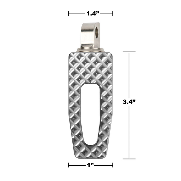 Thrashin P-54 Slim Pegs - Chrome