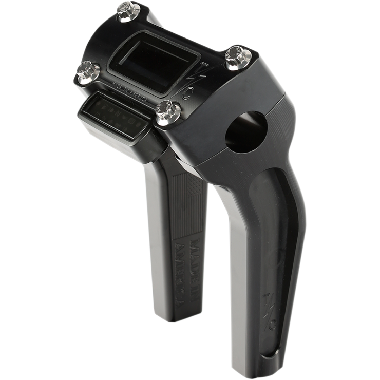 6.5" Straight Thrashin OG Risers - Gauge Cut Out Top Clamp