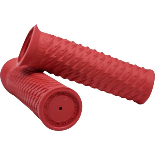 red-motorcycle-grips