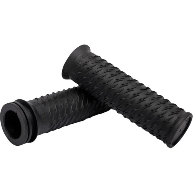 black-motorcycle-grips