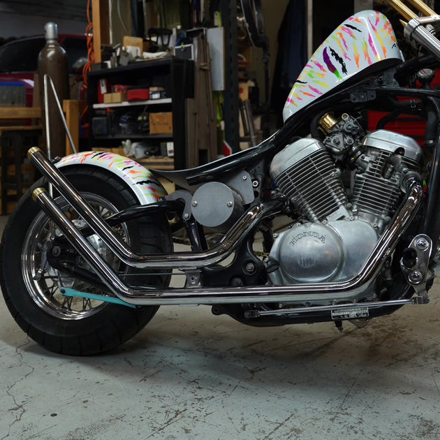 TJ Brutal Customs Complete Mono Strut Kit for Honda Shadow VT600 VLX ...