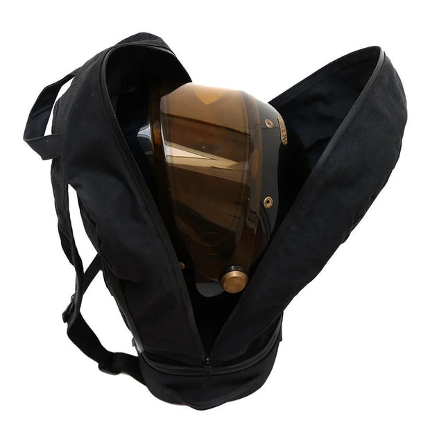 wentworth moto waxed canvas switchback tail bag and backpack