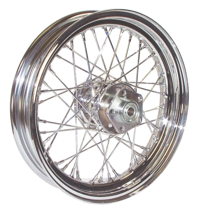 V-Factor Big Twin '73-'84 40 Spoke Wheel 16 x 3.00 - Chrome