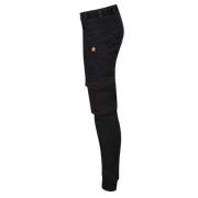 womens-black-motorcycle-cargo-pants-side-view