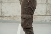 womens-olive-cargo-motorcycle-pants-side-view