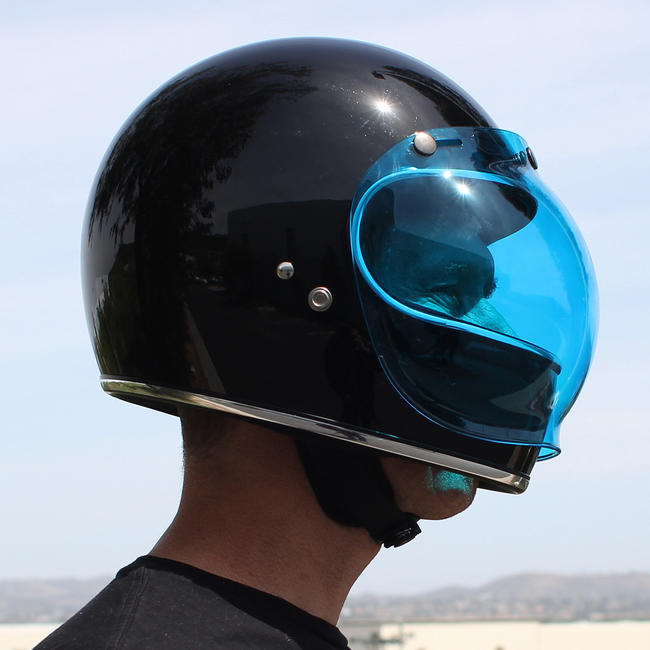 Biltwell Bubble Shield - Blue