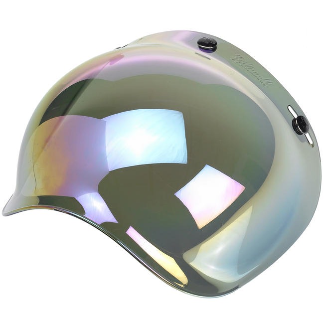 Biltwell Bubble Shield - Rainbow Mirror