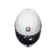 top-view-of-gloss-white-agv-k6-s-motorcycle-helmet