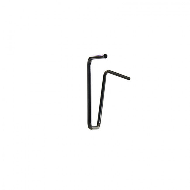 TC Bros. 7/8" Ape Hanger Handlebars - 15" Black Powdercoated